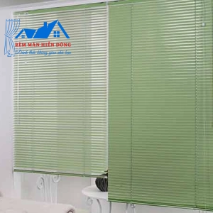 Rèm Nhôm Ngang Giá Rẻ Màu Xanh Lá