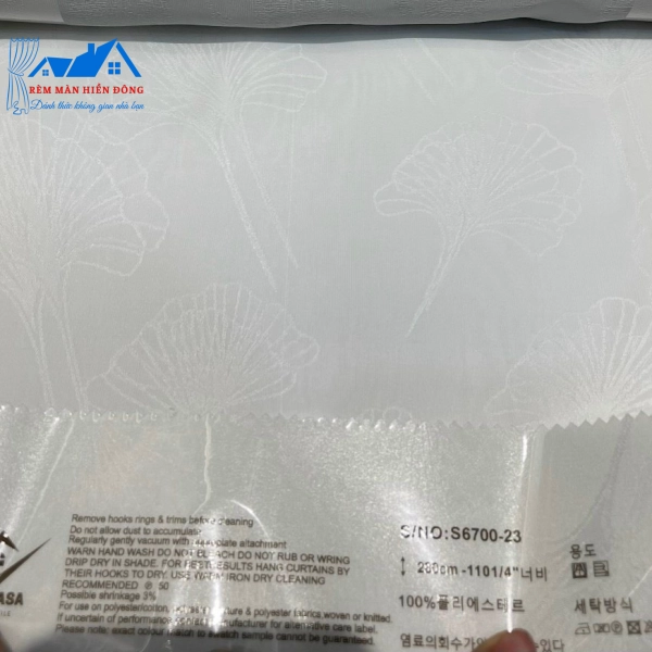 Các Mẫu Rèm Voan Trắng Cao Cấp