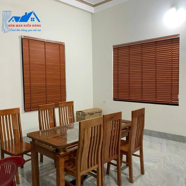 Rèm Sáo Gỗ Sang Trọng