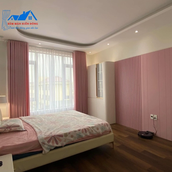 Mẫu Rèm Vải Trơn Văn Phòng - Spa - Phòng Ngủ