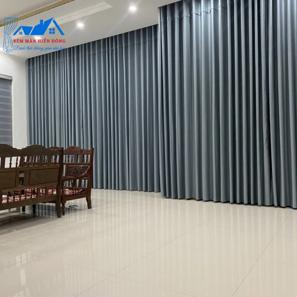 Mẫu Rèm Đơn Sắc Hợp Với Nhà Cấp 4