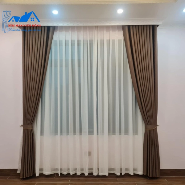 Mẫu Rèm Đơn Sắc Hợp Với Nhà Cấp 4