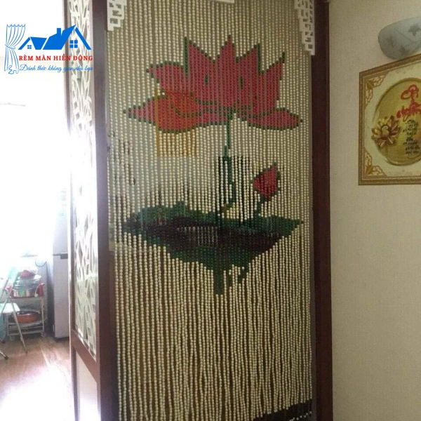 Rèm Hạt Gỗ Phòng Thờ