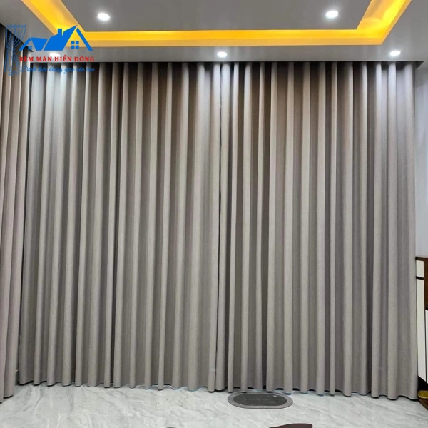 Mẫu Rèm Đơn Sắc Hợp Với Nhà Cấp 4
