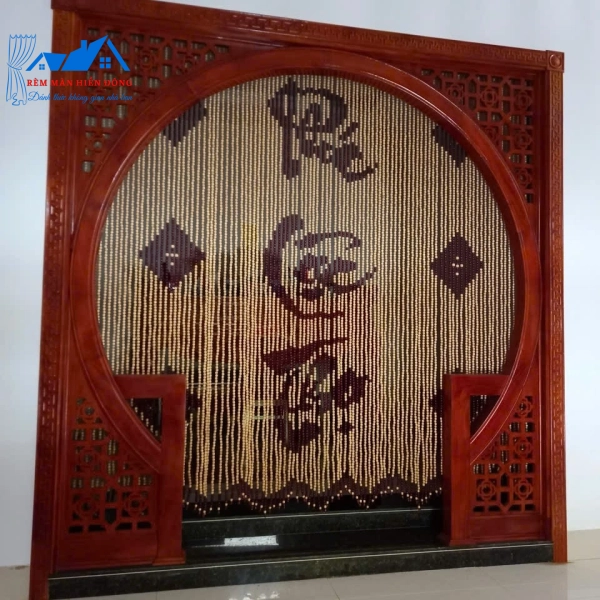 Rèm Hạt Gỗ Phòng Thờ