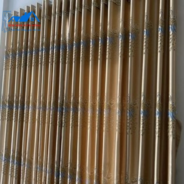 Rèm Vàng Cổ Điển Họa Tiết Đẹp