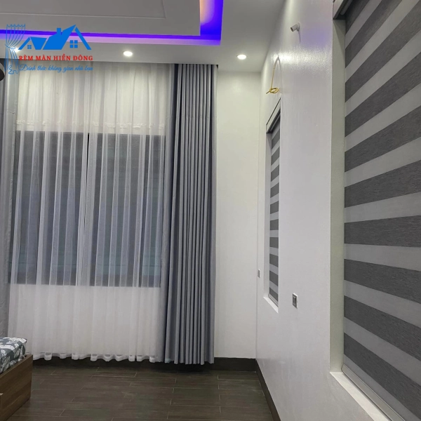 Lắp Đặt Rèm Cầu Vồng + Rèm Vải