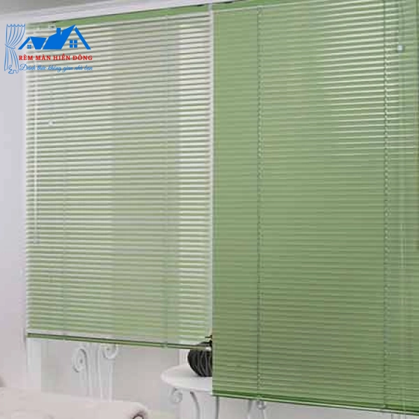 Rèm Nhôm Ngang Giá Rẻ Màu Xanh Lá